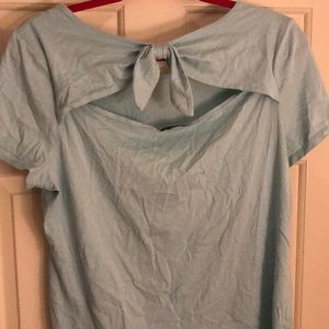 Talbots foam green T-shirt